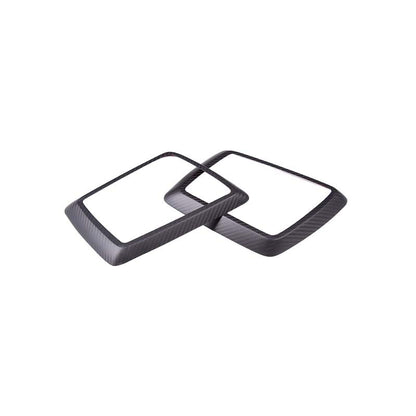 Real Carbon Fiber Car Hood Turn Signal Light Cover Frame For Benz G class 19-26 4