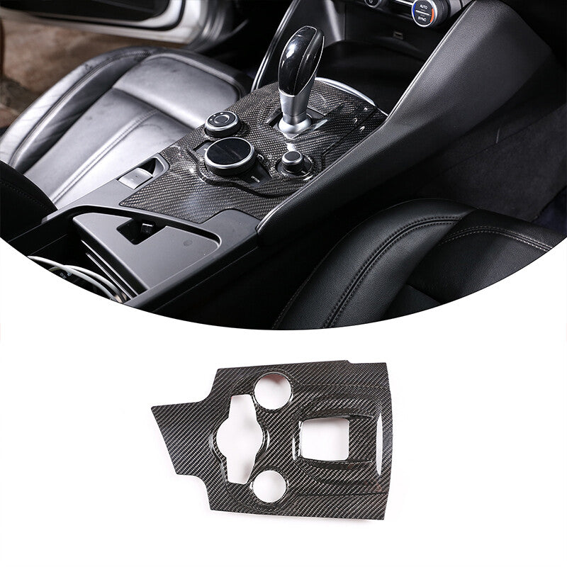 For Alfa Romeo Giulia Stelvio 2017-19 Central Control Gear Panel Cover 11