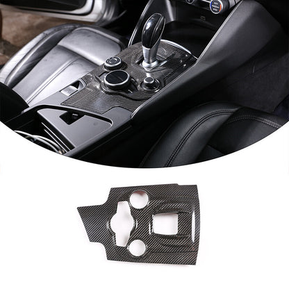 For Alfa Romeo Giulia Stelvio 2017-19 Central Control Gear Panel Cover 11