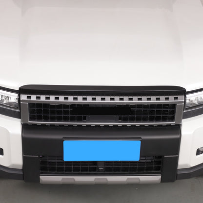 Matt Black Front Grille Upper Engine Hood Trim For Toyota Land Cruiser LC250 24+ 10