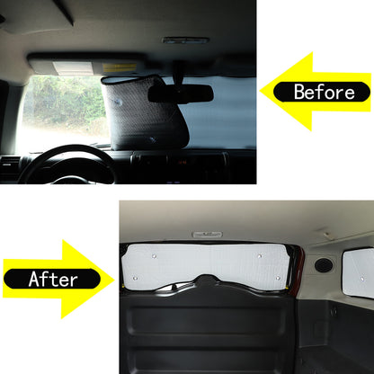 8pcs Full Window Sunshade UV Protection Visor For Toyota FJ Cruiser 2007-2021 14
