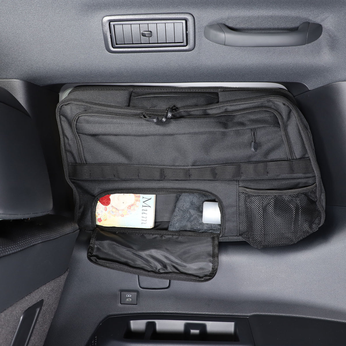 Car Trunk Right Side Window Storage Bag For Toyota Land cruiser LC250 2024 13