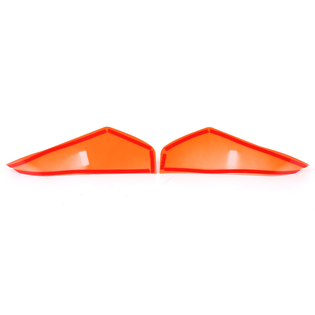 Orange ABS Front Grille Trim Frame Cover For Corvette C8 2020+ US 4