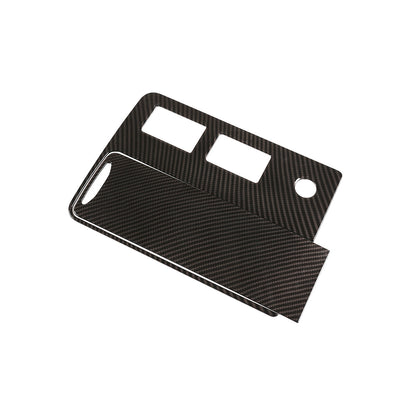 ABS Carbon Fiber Center Gear Shift Cover Trim for Land Rover Discovery 5 20-21 8