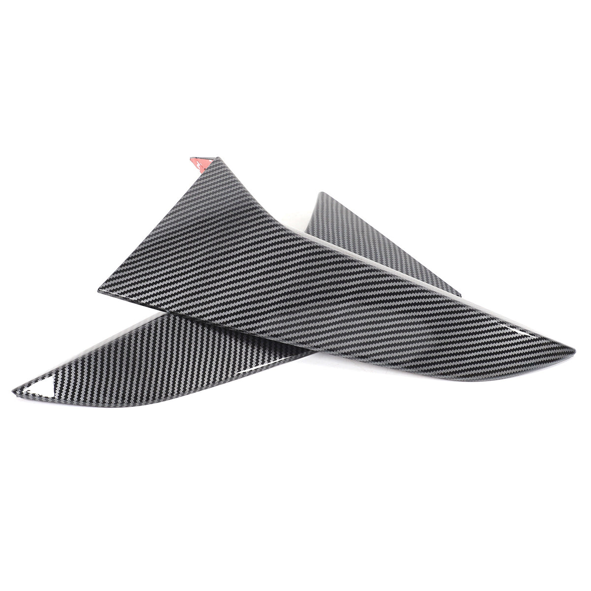 ABS Carbon Fiber Rear Window Sill C Pillar Trim For Subaru Crosstrek GU 2024 4