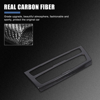 Real Carbon fiber Center Console air outlet Trim Cover For BMW 1 2 Serie 2012-16 12