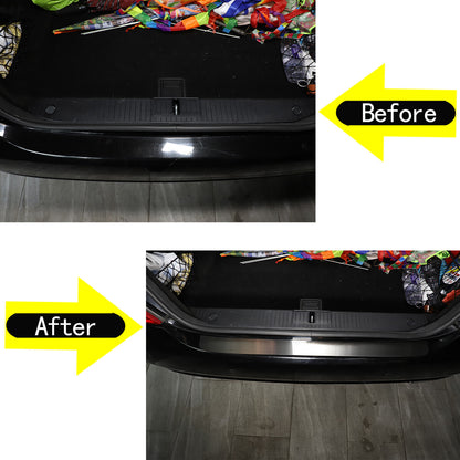 Rear Bumper Guard Trunk Sill Protector Steel For Benz S Class W221 2008-12 2