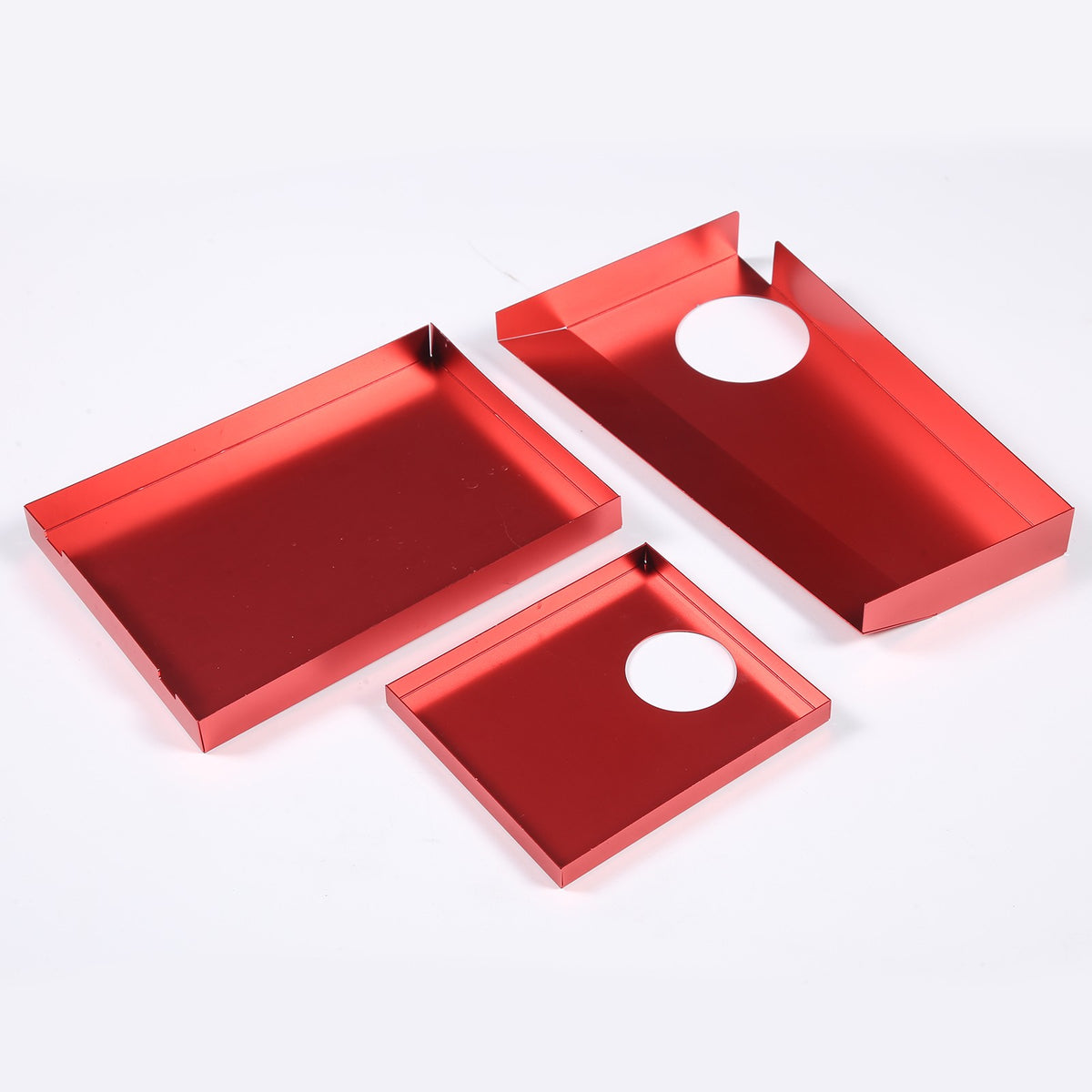 Red Aluminum Engine Coolant Fuse Box Trim Cover For Corvette C7 2014-2019 9