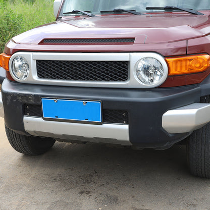 Black Front Mesh Lower Grille Grid Insert Net Screen For Toyota FJ Cruiser 07-21 2