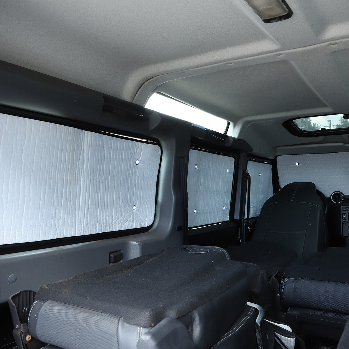 Car Full Window Sunshade Cover Shades Sun Visor For Land Rover Defender 2004-18 6
