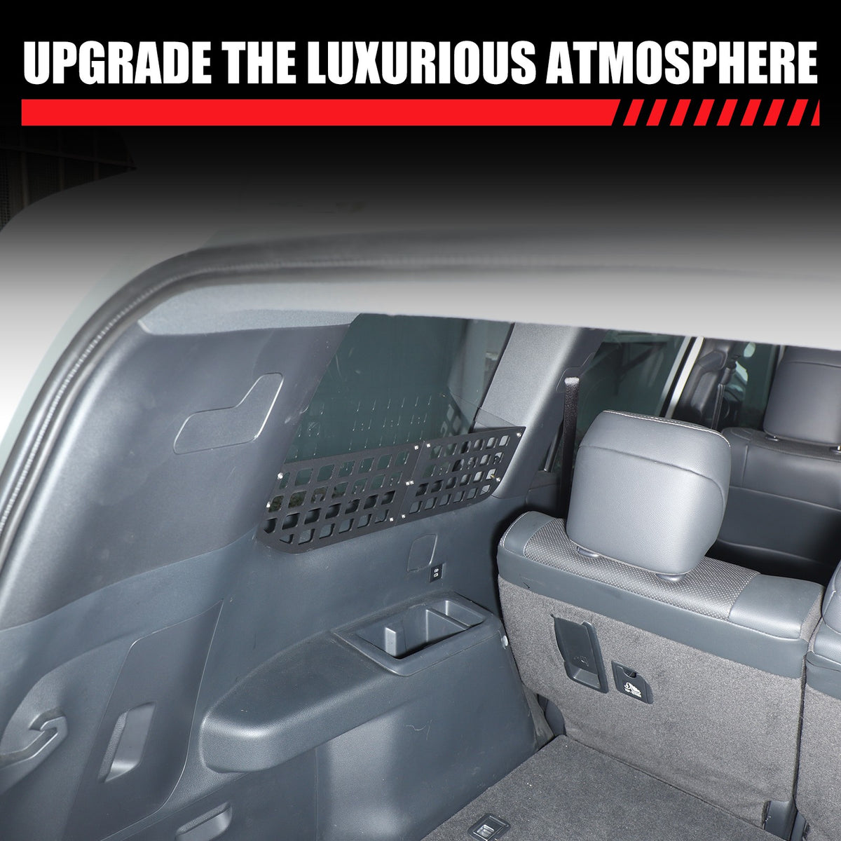 Steel Aluminum Cargo Side Window Storage Barrier For Land Cruiser LC250 2024+ 12