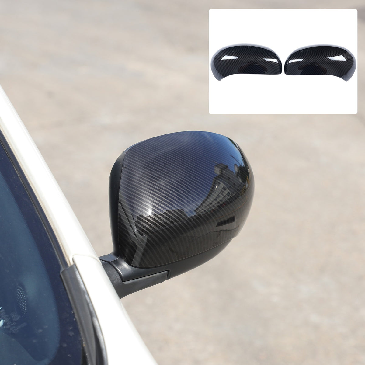 Carbon Fiber ABS Full Wrap Exterior Side Mirror Cover For Nissan Juke2010-2014 20
