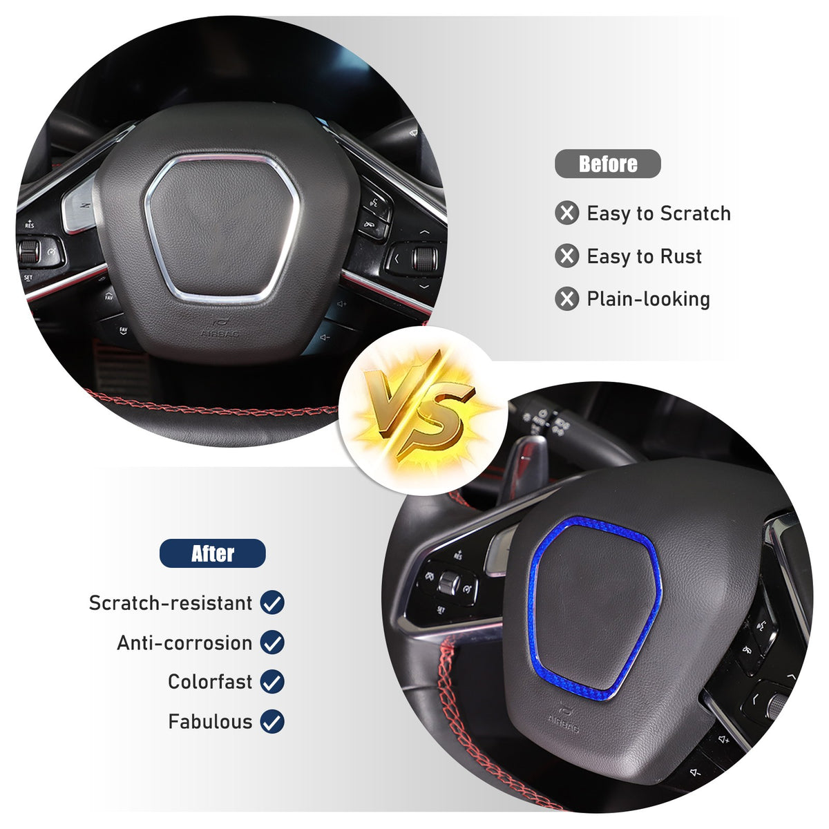 Blue Real Carbon Fiber Full Interior Set Decor Trim Kit for Corvette C8 20-25 - Variants 21-25 19