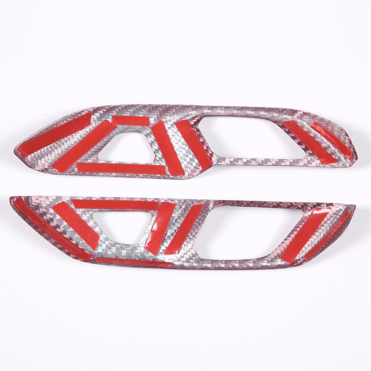Red Real Carbon Fiber Interior Trim for Corvette C8 20-25 43