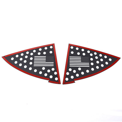 Honeycomb Exterior Rear Quarter Door Window Pillar Trim For Tesla Model Y 9