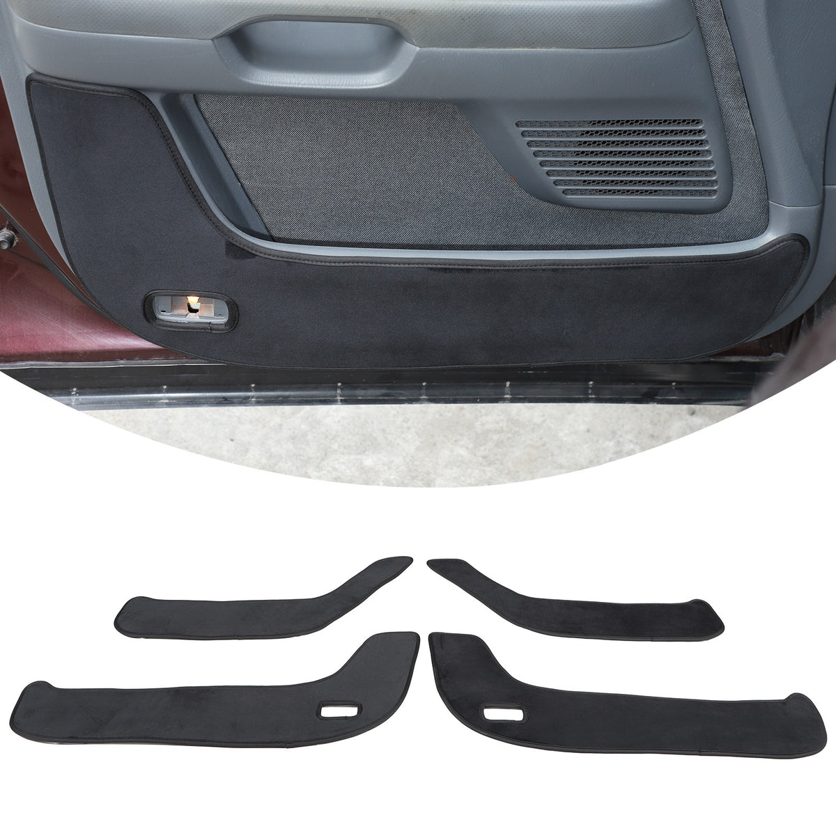 Door Side Anti-Kick Anti-Dirty Guard Cover Trim For Honda Pilot 2003-2008 US 9