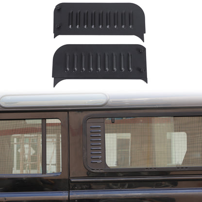 Rear Window Glass Louver Air Vent Panel Trim For LR Defender 110 L316 04-18 2