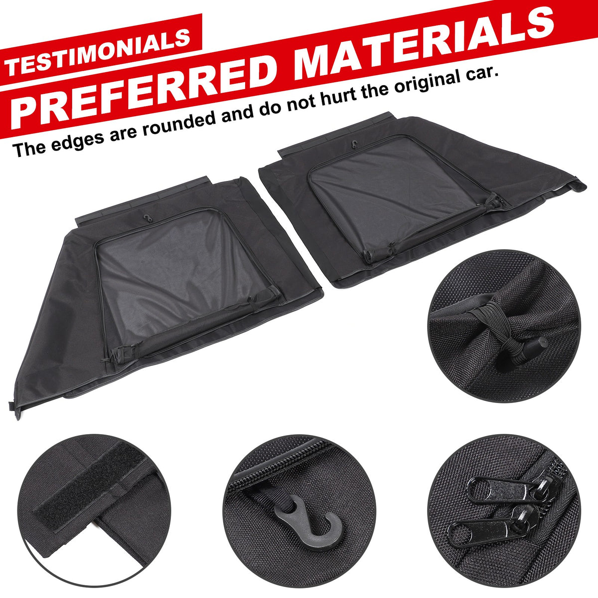 Front Door Window Sun Shade For Mercedes-Benz G-Class W463 G500 2004+ 5