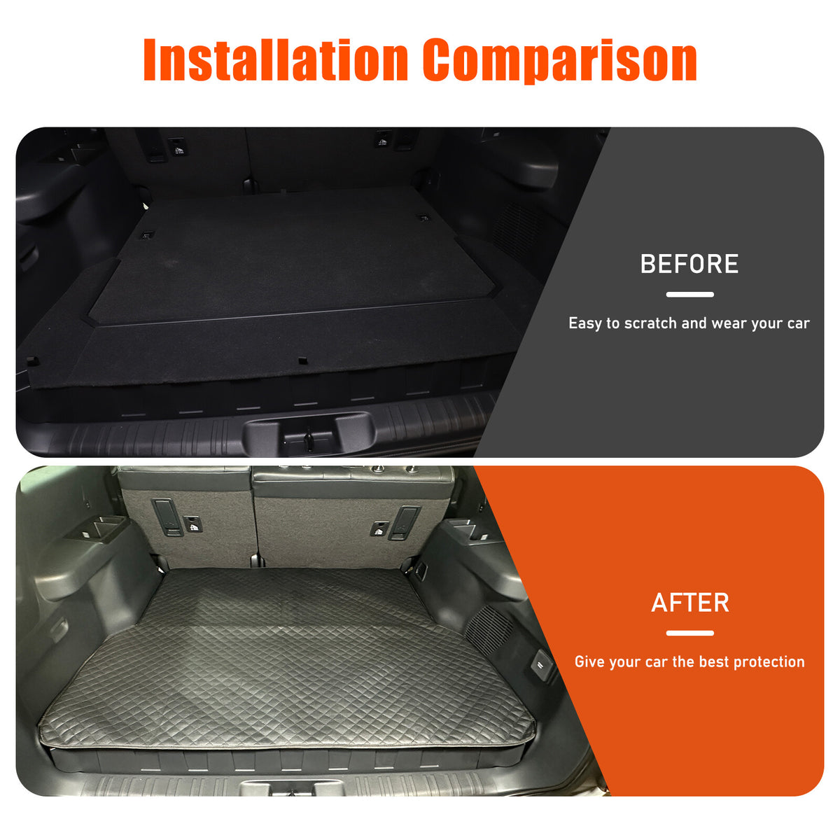 Cargo Trunk Tray Liner Rear Trunk Floor Mat For Toyota Land Cruiser LC250 24+ 7