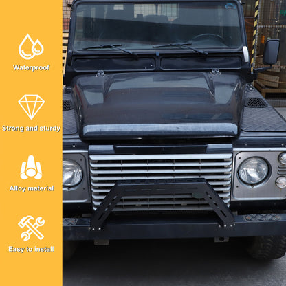 Black Bull Nudge Bar Bumper Guard A Bar For Land Rover Defender L316 2004-19 14