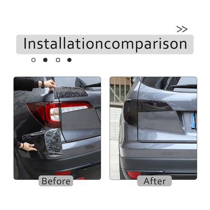 Smoked Black Rear Tail Light Guard Decor Cover Trim Bezels For Honda Pilot 15-22 6