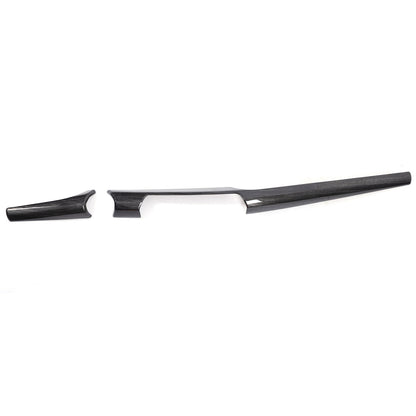 Black Grain Center Console Dashboard Cover Trim for BMW X1 U11 2023-2025 17