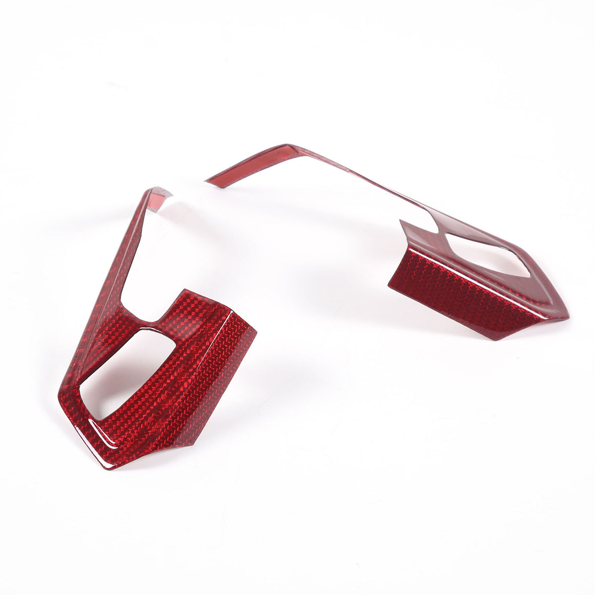 Red Real Carbon Fiber Full Interior Set Decor Trim Kit for Corvette C8 20-25 - Styles 56-60 33