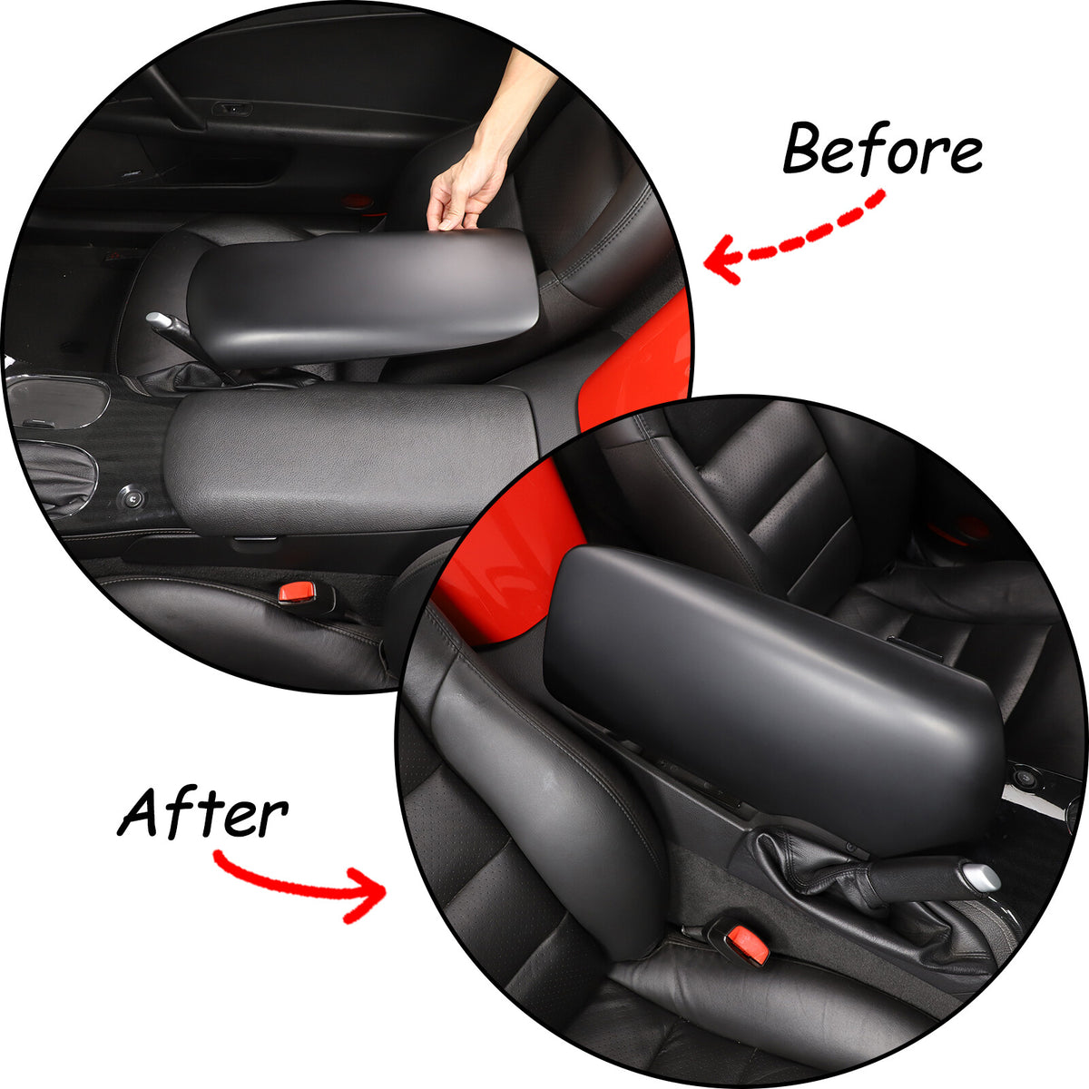 Matte Black ABS Center Console Panel Cover Trim Set For 2005-2013 Corvette C6 5
