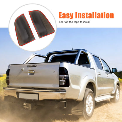 Smoked Black Rear Tail Light Guard Cover Trim Bezel For Toyota Hilux 2005-11 US 18