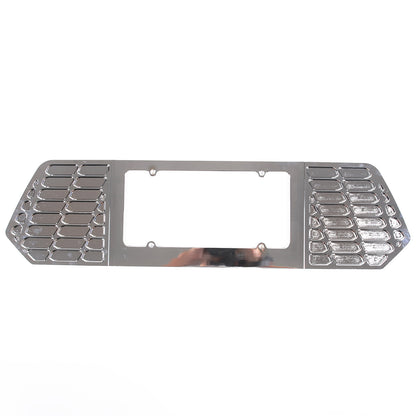 Alloy Rear License Plate Filler Trim Cover For Corvette C8 Stingray Z51 20+ 46