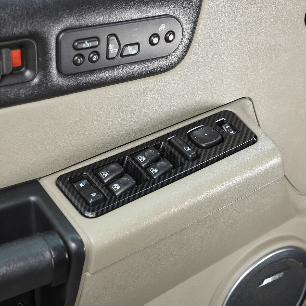 ABS Carbon Fiber Interior Full Set Panel Cover Trim for Hummer H2 2003-2007 - Styles 1-5 33
