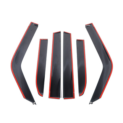 For Toyota Land Cruiser LC250 24-25 Window Visor Vent Shade Sun Rain Guard Black 13