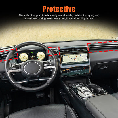 Interior Dashboard Center Console Air Vent Trim Cover For Hyundai Santa Cruz 22+ 12
