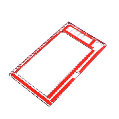 Red Real Carbon Fiber Center Navigation Screen Trim Cover For Corvette C6 05-13 12