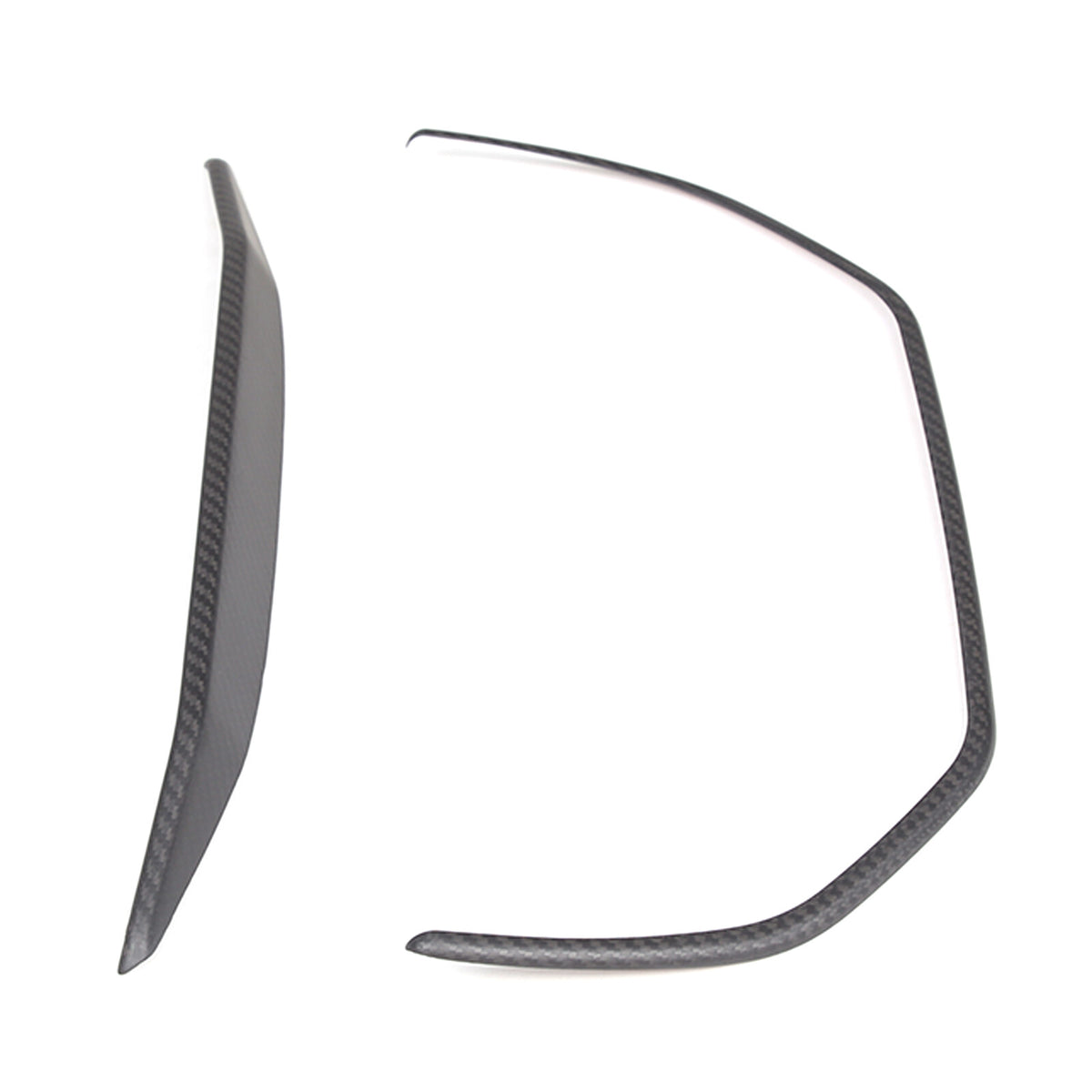 Matt Carbon fiber Center Console air outlet frame Trim For Maserati Ghibli 14-15 6