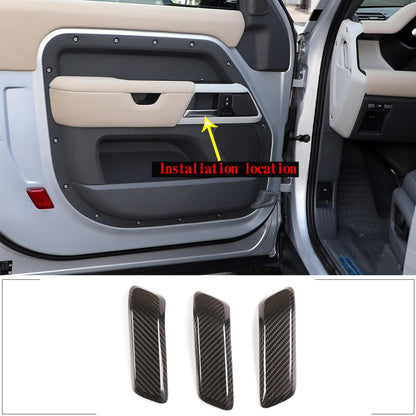 Real Dry Carbon Fiber Full Interior Trim Set For LR Defender 90 110 L663 20-23 14