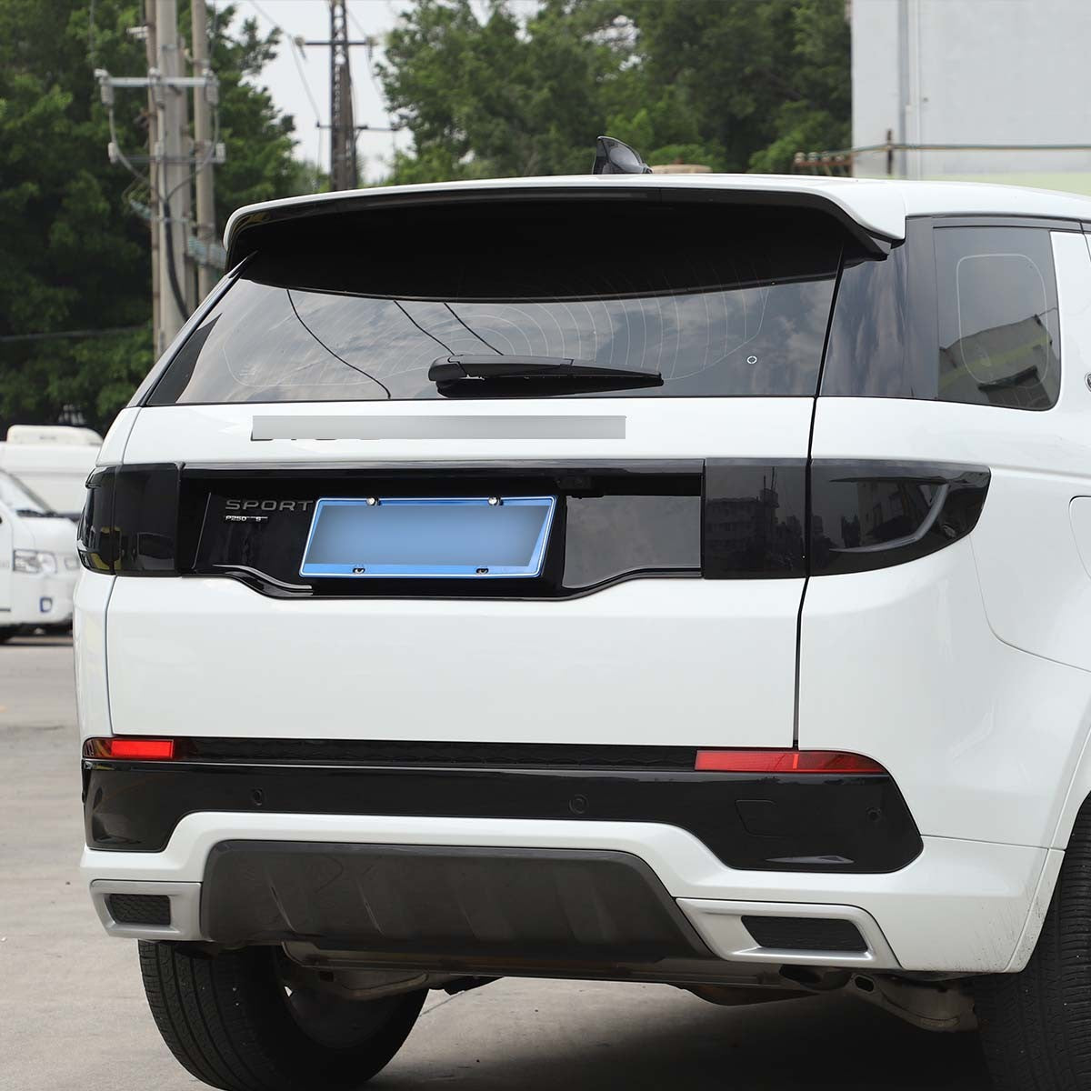 ABS Smoked Blackout Tail Light Covers For Land Rover Discovery Sport 2020-2022 2