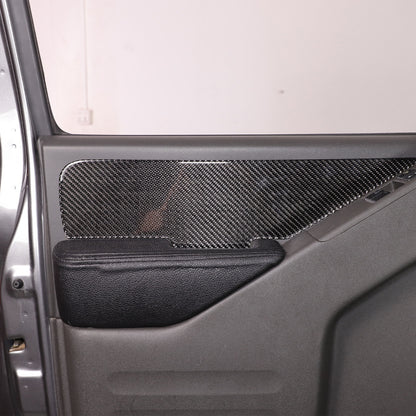 Carbon Fiber Door Armrest Side Panel Trim Sticker For Nissan Frontier 2005-2021 14