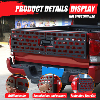 Rear Bed Molle Panel Truck Bed Tailgate Molle Panel For Toyota Tacoma 2016-22 15