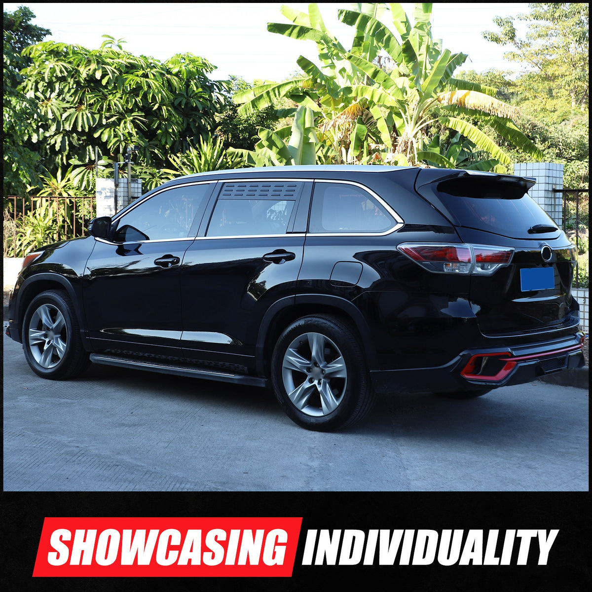 Rear Ventilation Louvers Shutter Cover Trim For Toyota Highlander XU70 15-21 US 16