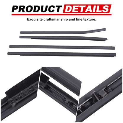 Replacement Car Window Outer Beltline Seal Trim For Ford Ranger T6 2013-2021 US 20
