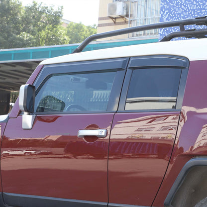 4PCS Weather Shields window visor Sun Visors For Toyot-a FJ CRUISER 2007-2021 3