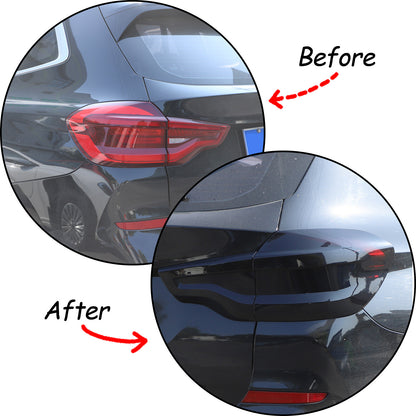 For BMW X3 G01 2018-2021 Smoke Black ABS Rear Tail Light Lamp Guards Cover Trim 5