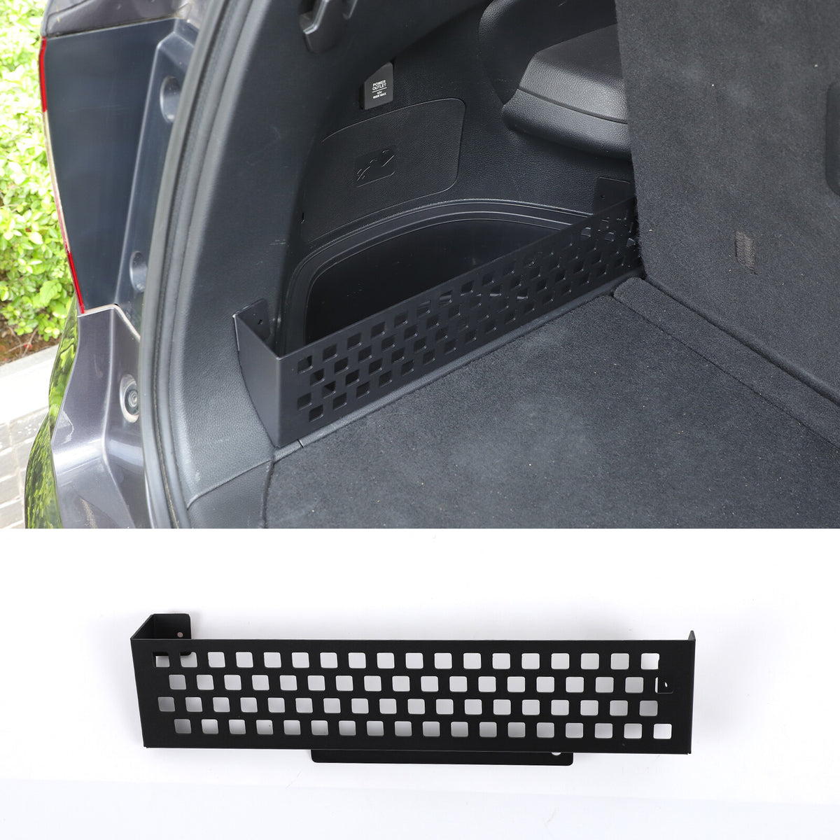 Left Trunk Side Storage Baffle Box Tray Molle Panel For Honda Pilot 2016-2022 12