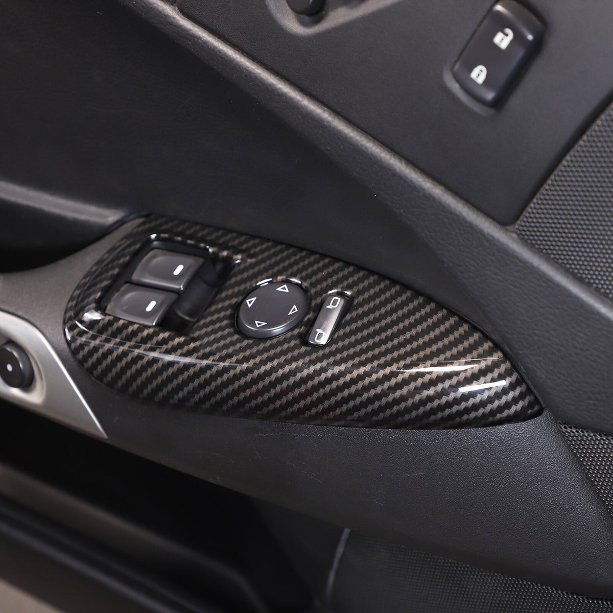 ABS Carbon Fiber Interior Exterior Cover Trim Kit For Corvette C6 2005-2013 77
