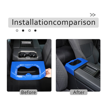 ABS Blue Car Center Panel Trim Interior Accessories For Toyota Tundra 2022-2026 - Variants 1-5 37