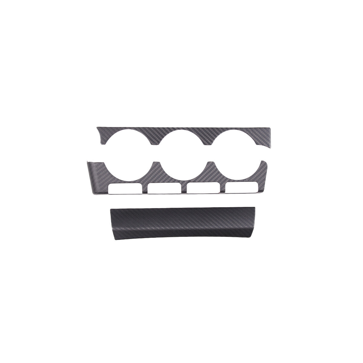 Real Carbon Fiber Console AC Panel Trim Cover For Tayota 86/Subaru BRZ 2022 5