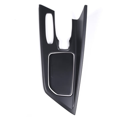 Matte black Center Console Gear Shift Panel Cover Trim For Corvette C8 2020-25 11