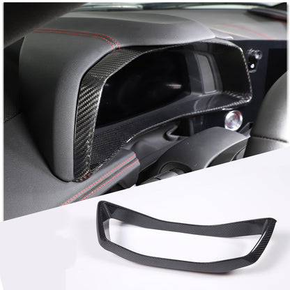 Real Carbon Fiber Dashboard Instrument Panel Trim For Corvette C8 2020-2025 3