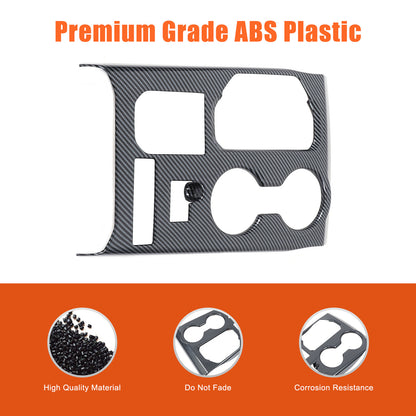 ABS Carbon Fiber Center gear shift trim cover for Toyota Highlander 2022-2024 15
